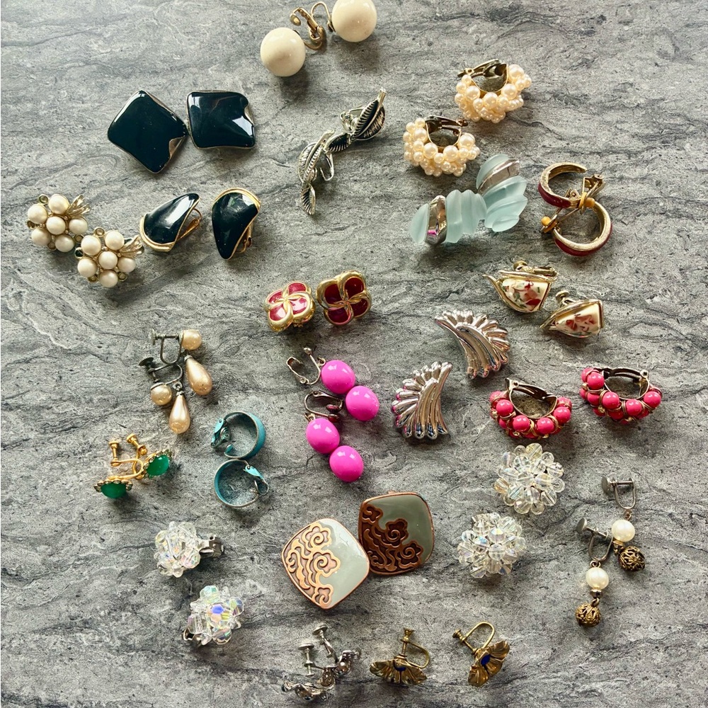 Vintage Clip-On Earring Bundel